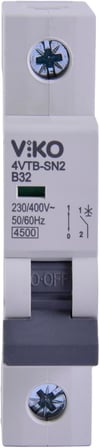 4VTB-1B32 Otomatik Sigorta 4,5kA B Tipi 1 Kutup 32A