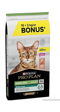Proplan Somonlu Kisirlastirilmis Kuru Kedi Mamasi 10+2 kg