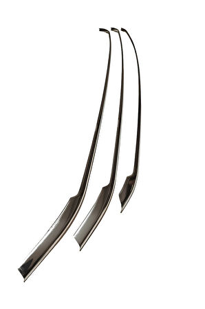 Renault Express Krom Ön Tampon Alt Çıta 3 Parça 2021> Paslanmaz Çelik