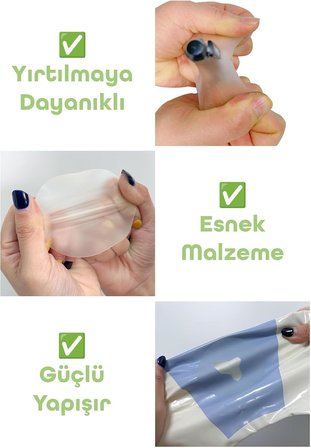 8li Patlak Yama Tamir Bandı Şişme Yüzme Simidi Kolluk Bot Top Pilates Simit Çadır Yağmurluk Yaması