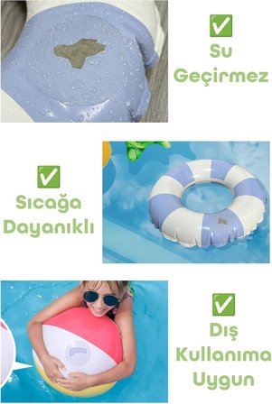 8li Patlak Yama Tamir Bandı Şişme Yüzme Simidi Kolluk Bot Top Pilates Simit Çadır Yağmurluk Yaması