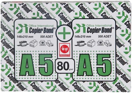 Copier Bond A5 Fotokopi Kağıdı 1000 Yaprak