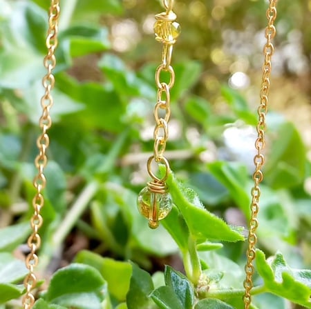 2842 Etiyopya Opal el yapımı kolye
