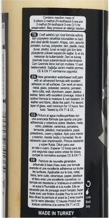 Multisurfaces Hibrit Boya 120 ml Açık Sarı