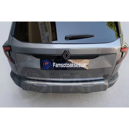 Renault Duster 2024 Krom Arka Tampon Koruma  P.Çelik