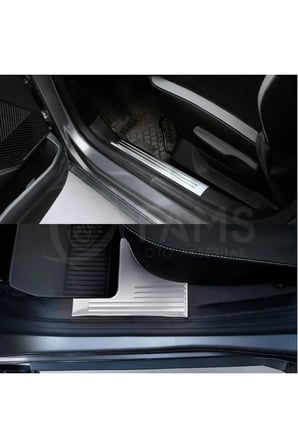 Renault Duster 2024 Üzeri Için Krom İç Kapı Eşiği 4 Kapı Paslanmaz Çelik