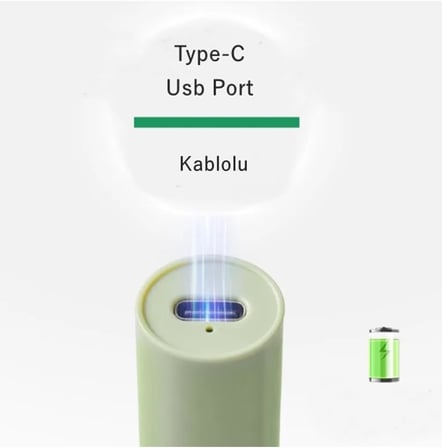 Uv Kalıcı Oje Jel Tırnak Kurutucu Epoksi Kurutucu Fototerapi Makinesi USB Kablolu Slim Su Yeşili