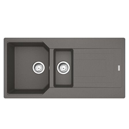 Franke Urban UBG 651-100 Stone Grey Granit Eviye-Active Plus Doccia 2.0 Batarya Seti