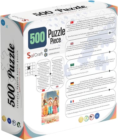 500 Parça Pijama Partisi Temalı Puzzle