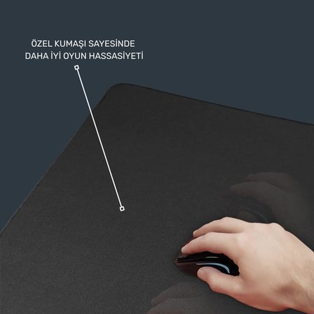 Gaming Mouse Pad 45X40 cm – Pürüzsüz Yüzey, Profesyonel Oyun Deneyimi