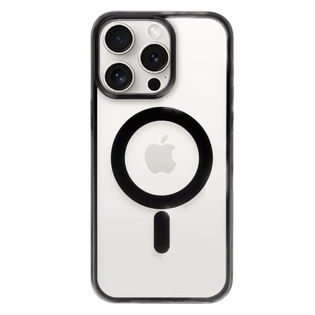 Apple iPhone 15 Pro Kılıf Erozi Magsafe Kapak - Siyah