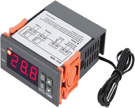 Termostat - Dijital Termostat - Kuluçka Termostatı - STC-1000 220V Dijital Termostat - STC-1000 Dijital Sıcaklık Kontrol Cihazı
