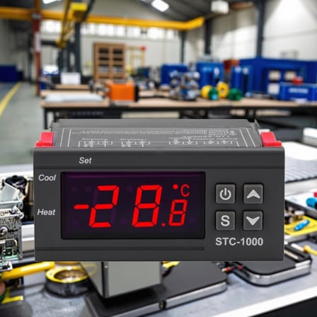 Termostat - Dijital Termostat - Kuluçka Termostatı - STC-1000 220V Dijital Termostat - STC-1000 Dijital Sıcaklık Kontrol Cihazı
