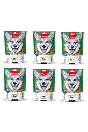 Wanpy Kurutulmuş Dana Ciğeri Köpek Ödülü 40 Gr. X 6 Adet