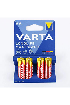 4706 Aa Kalem Pil, Longlife Max Power Alkalin, 4 Adet