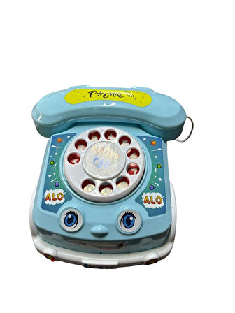 Çevirmeli Telefon Araba Mavi