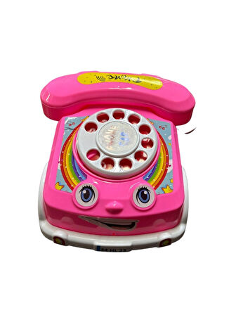 Çevirmeli Telefon Araba Pembe
