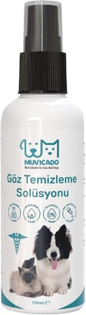 Kedi Köpek Göz Solüsyonu Ağız Kulak Göz Temizleme Suyu Sprey
