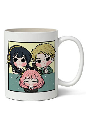 Spy x Family Avatar Anime Temalı Beyaz Kupa Bardak Sevgiliye Arkadaşa Hediye