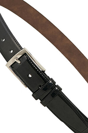 Klasik Düz Rugan Takım Elbise Kemeri