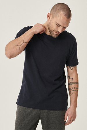 Slim Fit Bisiklet Yaka 2'li Düz Tişört Paketi