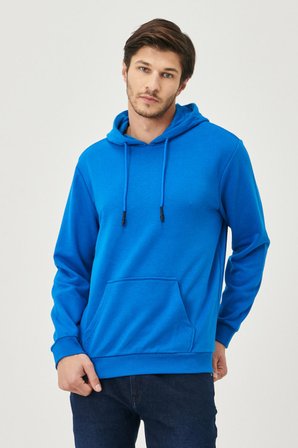 Standart Fit Günlük Rahat Içi Polarlı Spor Sweatshirt