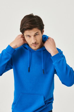 Standart Fit Günlük Rahat Içi Polarlı Spor Sweatshirt
