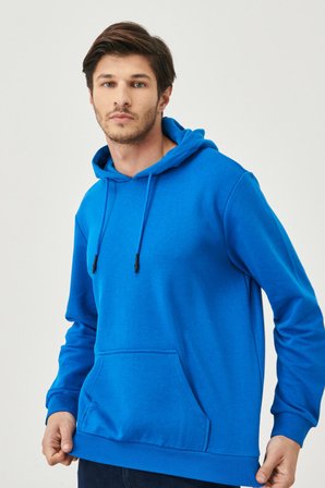 Standart Fit Günlük Rahat Içi Polarlı Spor Sweatshirt