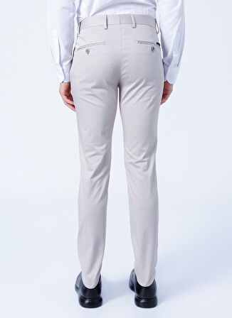 Erkek Taş Slim Fit Dar Kesim Yan Cepli Esnek Pantolon