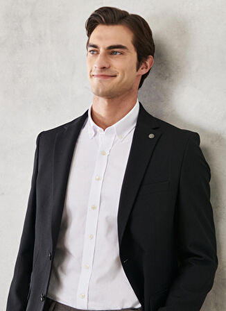 Altınyıldız Classics Slim Fit Siyah Erkek Ceket 4A0400000001