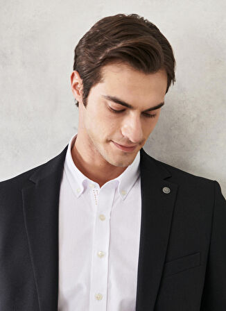 Altınyıldız Classics Slim Fit Siyah Erkek Ceket 4A0400000001