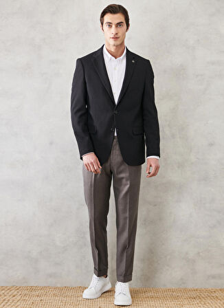 Altınyıldız Classics Slim Fit Siyah Erkek Ceket 4A0400000001
