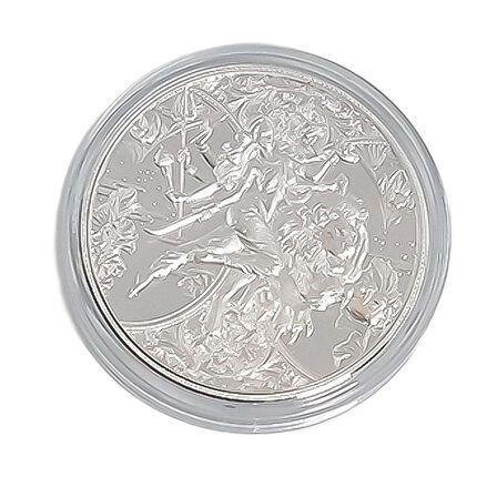 AgaKulche Durga Rutenyum 2024 Gümüş Sikke Coin