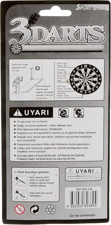 Delta Dart Oku (3’lü Set) - Çelik Uç + Pirinç Gövde + Renkli Kanat - Dart Oku Seti, 24 GR