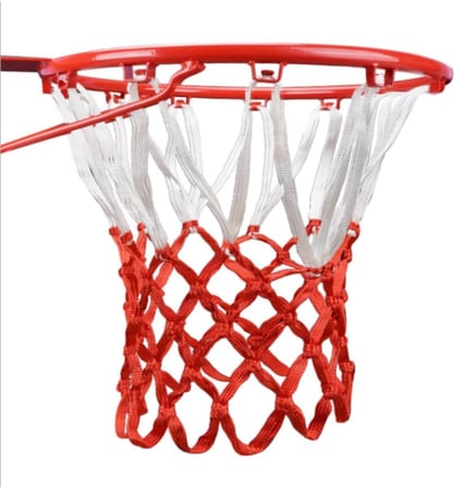 Leyaton Basketbol Filesi İki Renk 1 Çift, 53,5 cm, FL2RNK, İki Renk