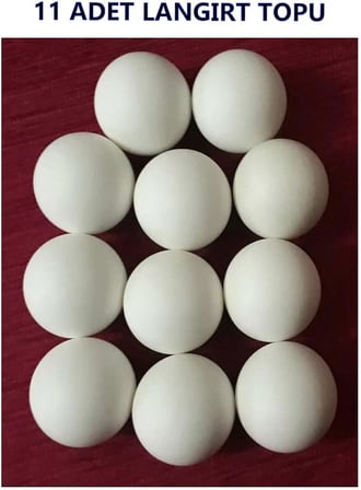 Profesyonel Langırt Topu 11 Adet, Langırt Masası Oyun Futbol Topları, 33 mm, 20 gr