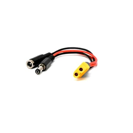 Xt60 Dişi-5.5x2.5 mm Dc Jack Dişi-Erkek Kablo 20 cm