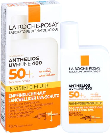 Anthelios UVmune 400 Fluid İnvisible SPF50+ Güneş Kremi 50 ml