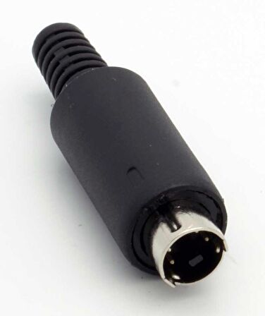 4 pin mini din erkek konnektör