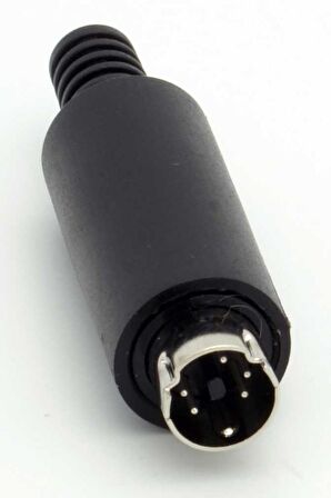 5 pin mini din erkek konnektör