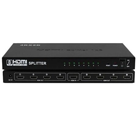 HDMI SPLITTER 1 GİRİŞ 8 ÇIKIŞ