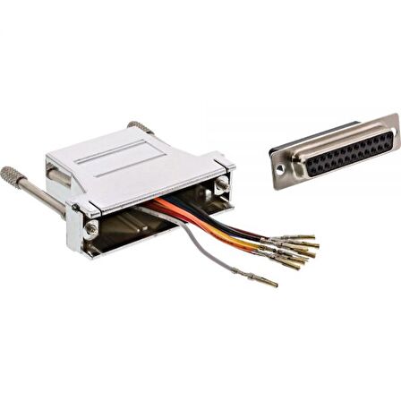 25 pin Dişi rj45 d-sub modular adaptör