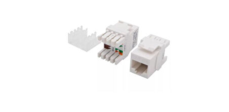 CAT6A Keystone Jack 180 Derece