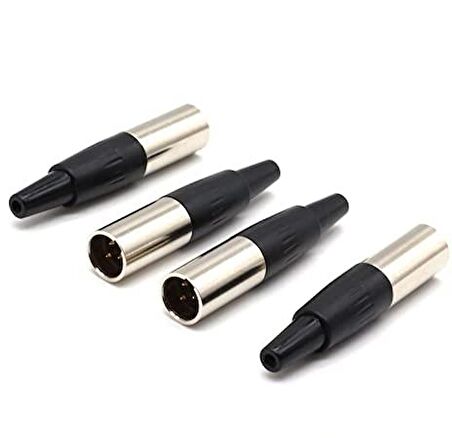 3 pin mini xlr erkek Konnektör