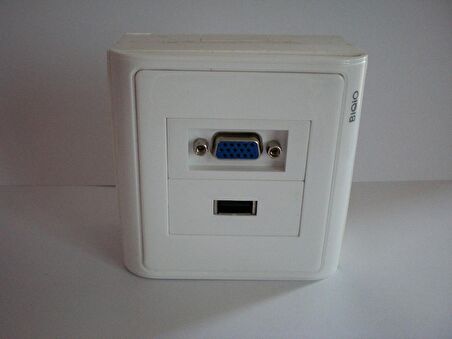 Vga+Usb Duvar Prizi