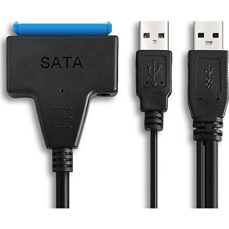 Usb 3.0 to 2.5-3.5 inç Sata Çevirici + 12 volt Adaptör