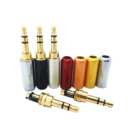 3.5mm Stereo Jack metal (kaliteli)