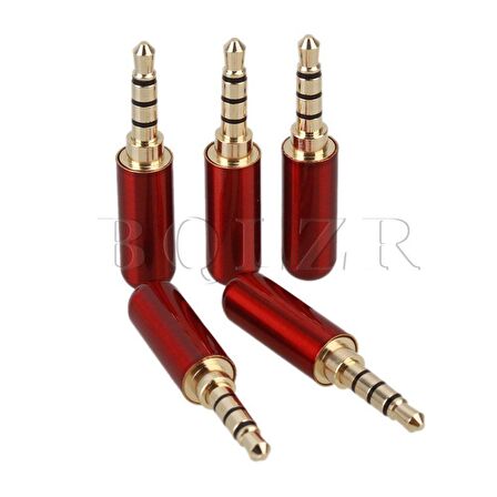 3.5mm Stereo Jack Metal Dört Boğumlu