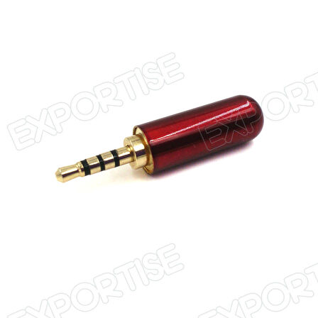 3.5mm Stereo Jack Metal Dört Boğumlu