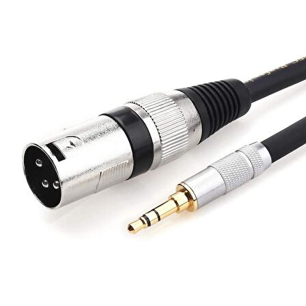 3.5 mm Stereo to Xlr Erkek Kablo 1.5 metre 